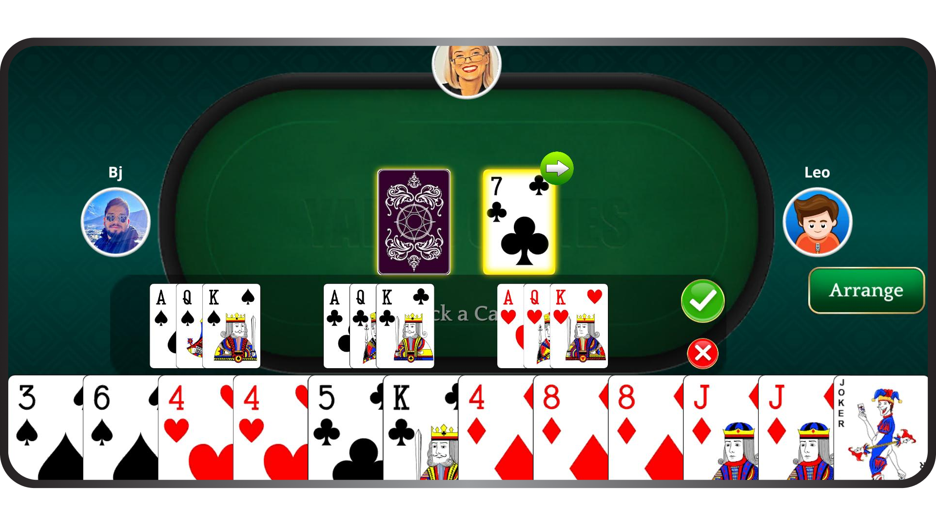 Card games collection game screenshot one
