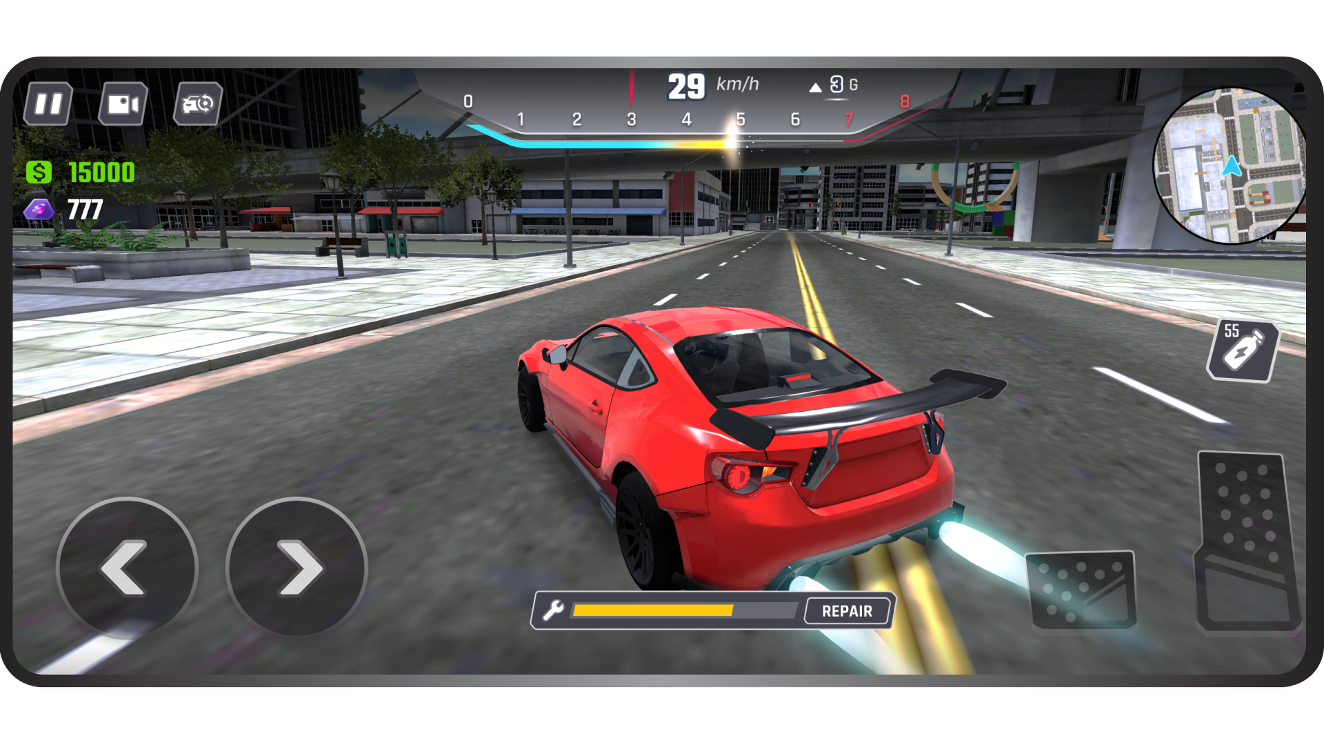 Real city driving simulator game screenshot three