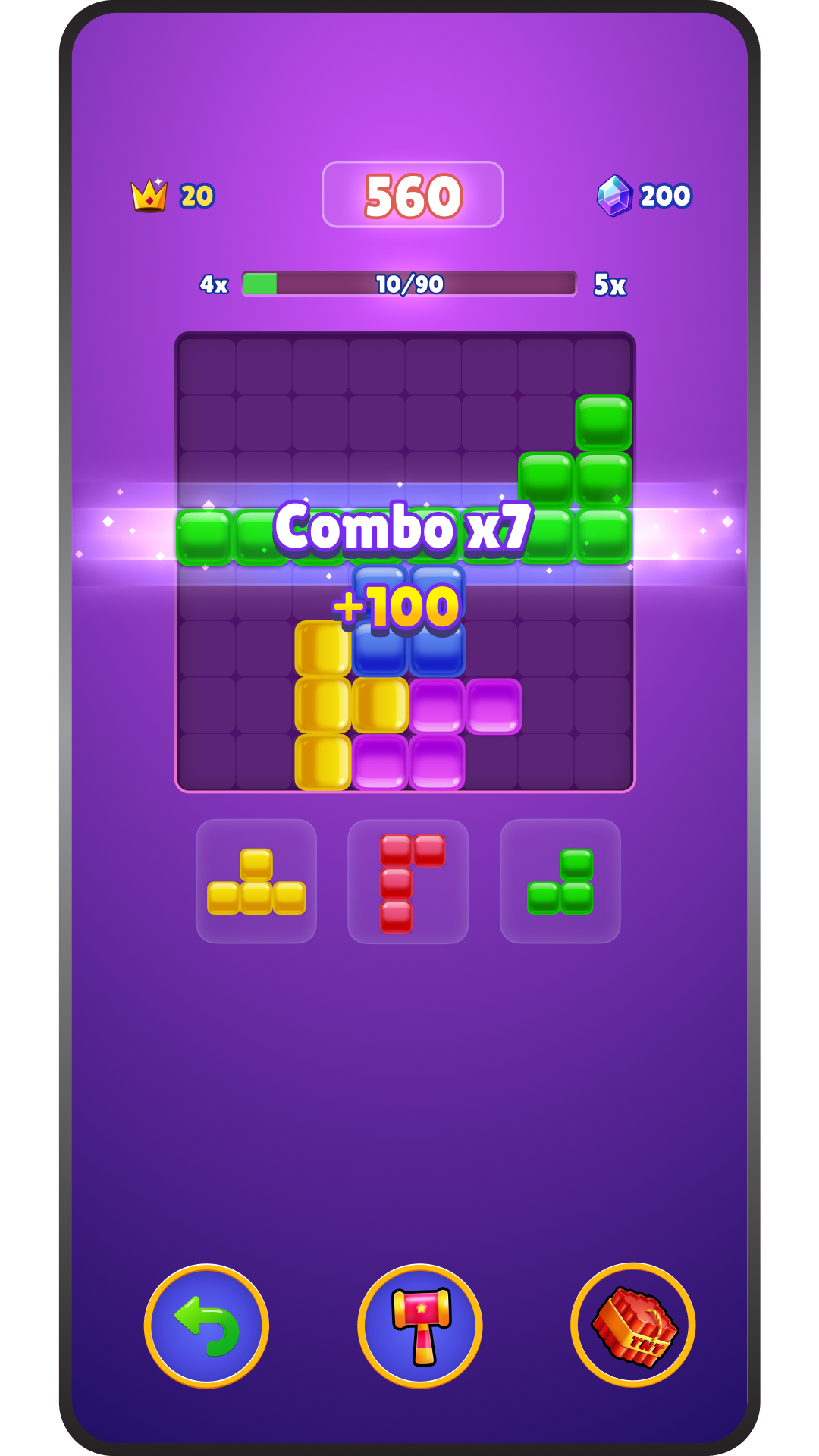 Block blast game screenshot two